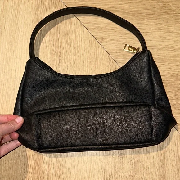 Nordstrom BP Black Faux Leather Shoulder Bag - Picture 3 of 5